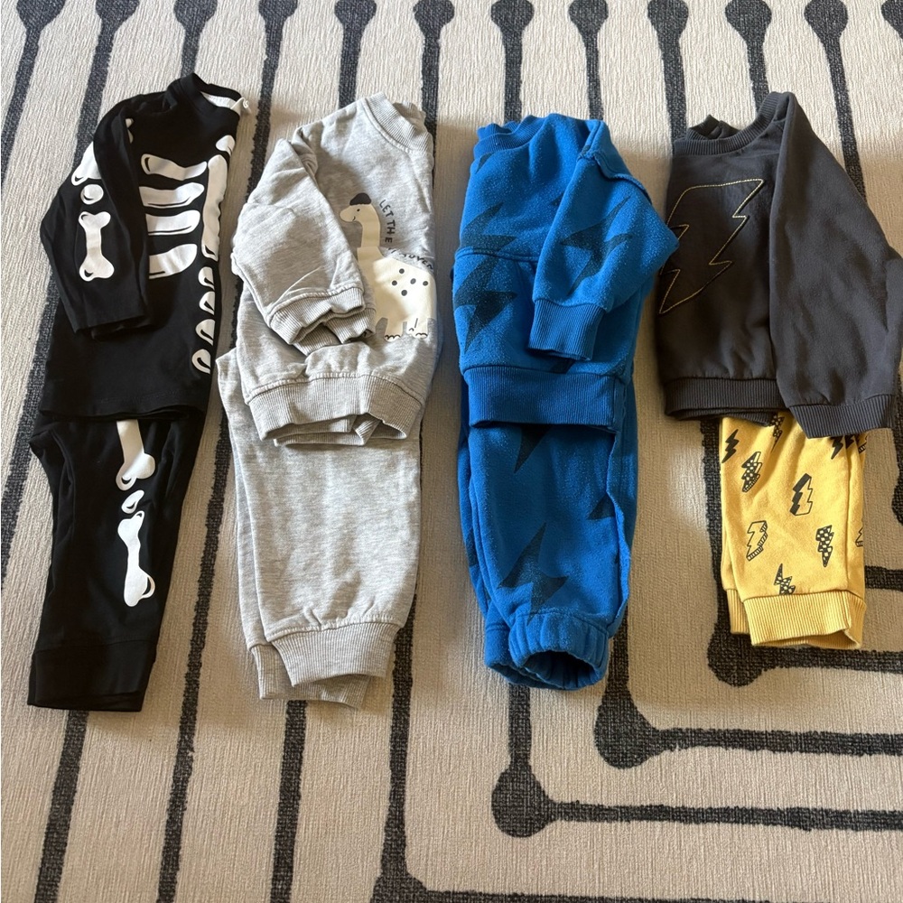 Kids Blue Star Sweatshirt and Jogger Set